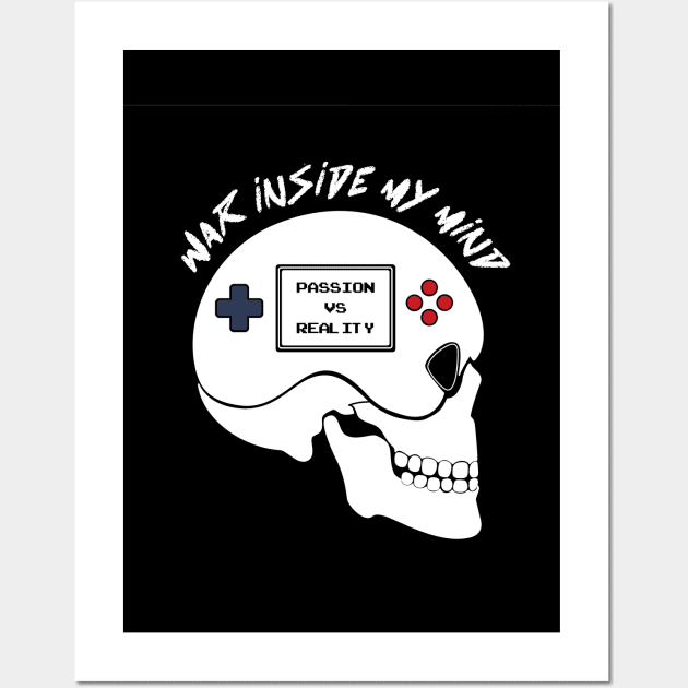 War inside my mind Wall Art by jayaadiprastya